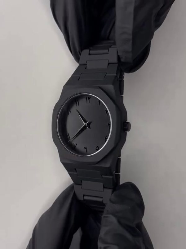 Full BLACK AURA Quartz Watch – Lightweight Design, , Premium Quality & Finish – Best Quality Analog Watch For Boys – Watch For Men | Full Black Color Watch – With Box