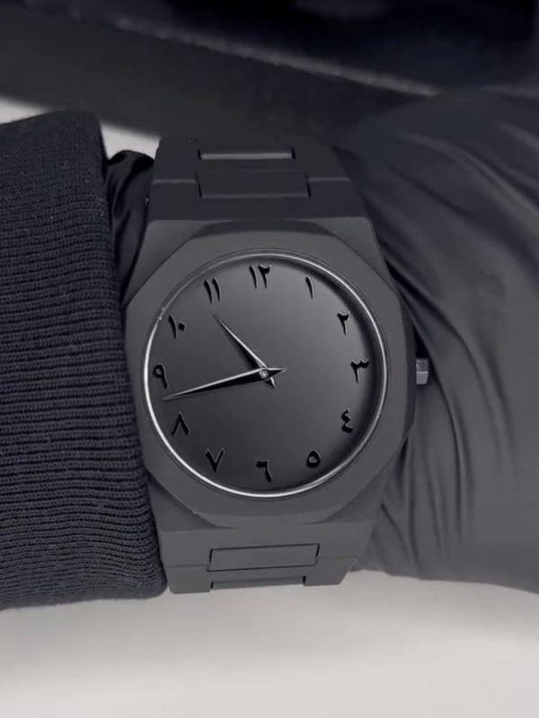 Full BLACK AURA Quartz Watch – Lightweight Design, , Premium Quality & Finish – Best Quality Analog Watch For Boys – Watch For Men | Full Black Color Watch – With Box